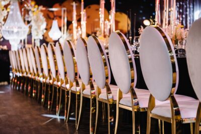 Hire table and chairs at event